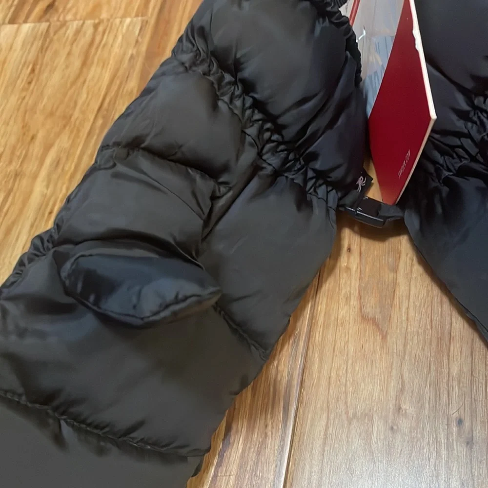 Spyder Black Puffer Mittens